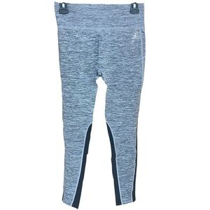 OtoS Active Seamless Yoga Pants Exercise Leggings Gray